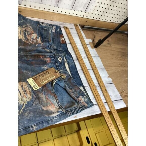 cowgirl argyle boho cozy grandpa dad AO American Legacy Denim Jeans W38 L32 M14 - Picture 3 of 6